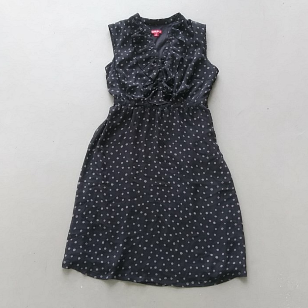 Target Merona Black Polka Dot Dress XS